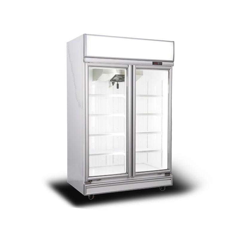 The perfect solution for high temperature and humidity challenges: 2-door Colorbond glass door freezer innovative design improves commercial cold chain efficiency